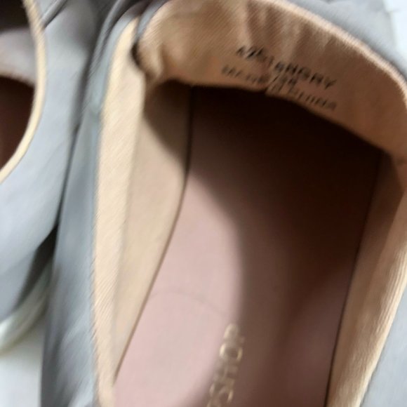 TOPSHOP GRAY SNEAKERS WOMEN SHOES SIZE 38 - Picture 9 of 13